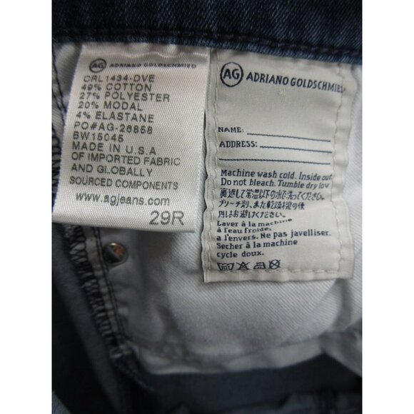 AG Adriano Goldschmied Jeans 29 Contour 360 The Prima Cigarette Logo - Picture 11 of 13